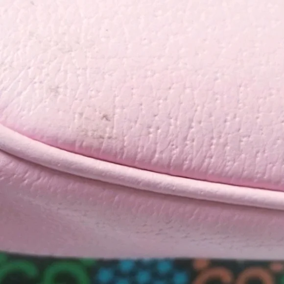 Gucci Psychedelic Multicolor Print Bucket Bag Pink with Drawstring (EUC) - Picture 8 of 16